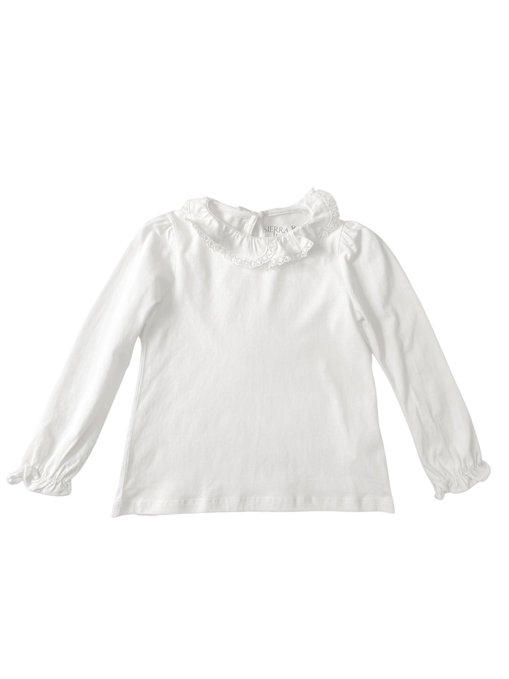 Girls' Ruffle Collar T-Shirt | Classic Girls' Clothing — SIERRA JULIAN
